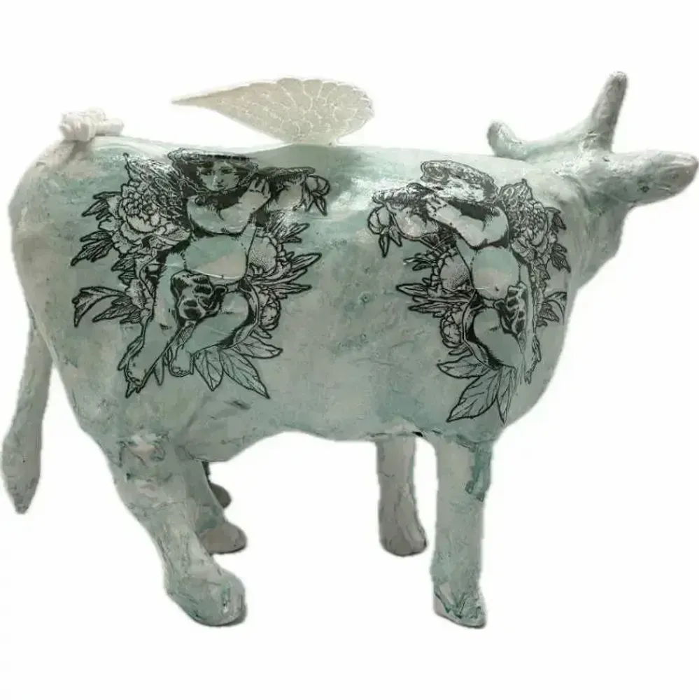 Objets design - Vache décorative la ConCOWrdance - VACHES ET COMPAGNIE