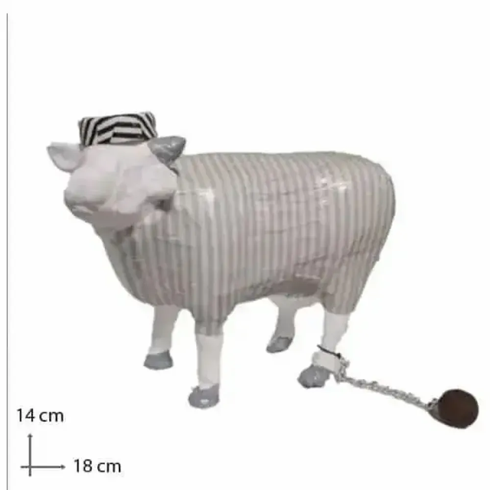 Design objects - Decorative cow The COWrrectionnelle - VACHES ET COMPAGNIE