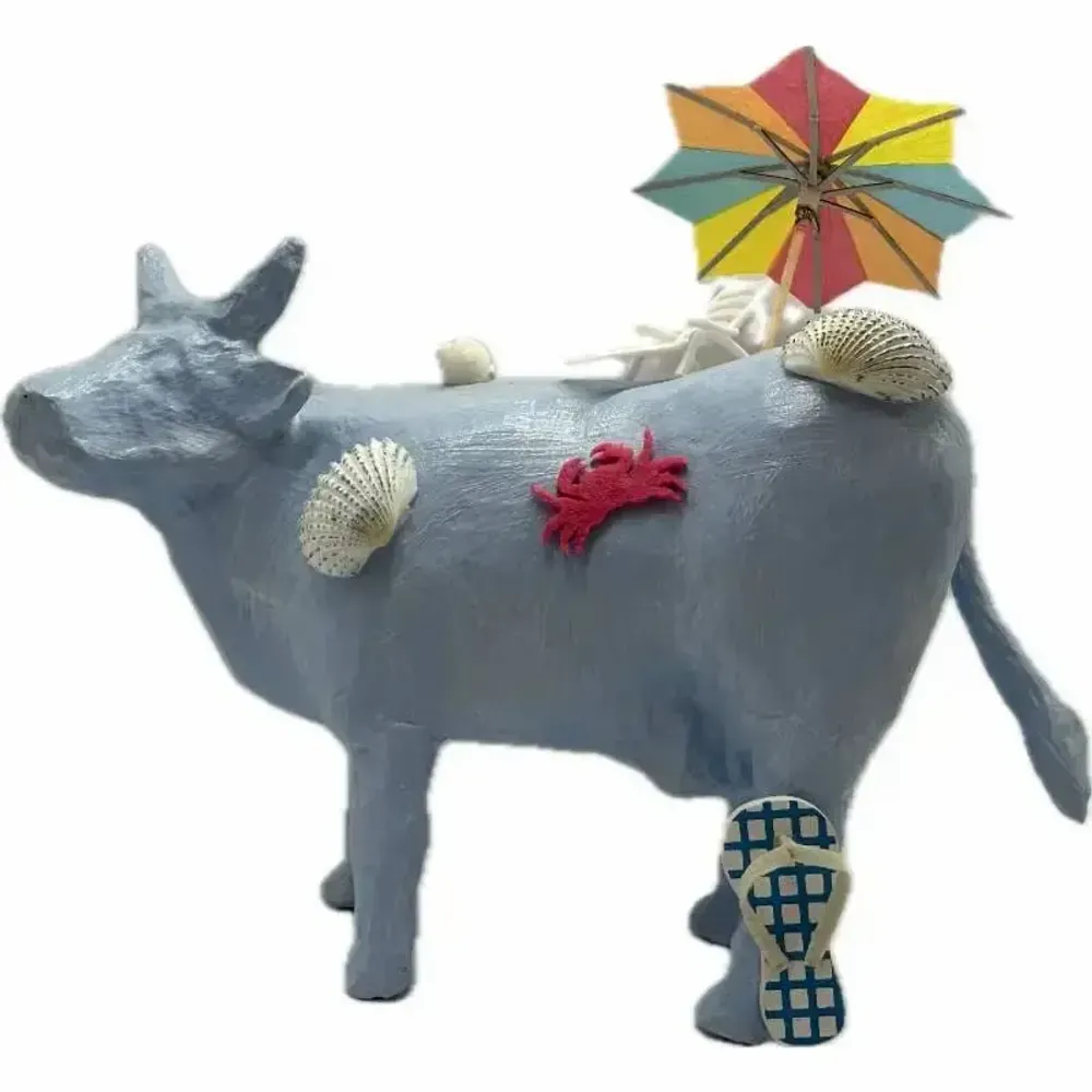 Design objects - Decorative cow COWquillage - VACHES ET COMPAGNIE
