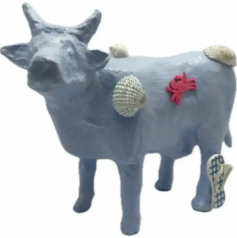 Design objects - Decorative cow COWquillage - VACHES ET COMPAGNIE