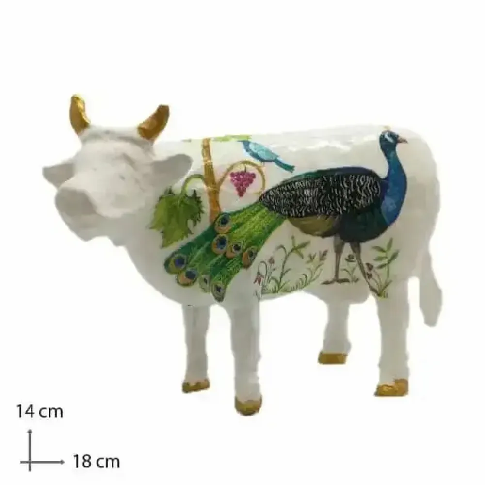 Objets design - Vache décorative la PeaCOWck - VACHES ET COMPAGNIE