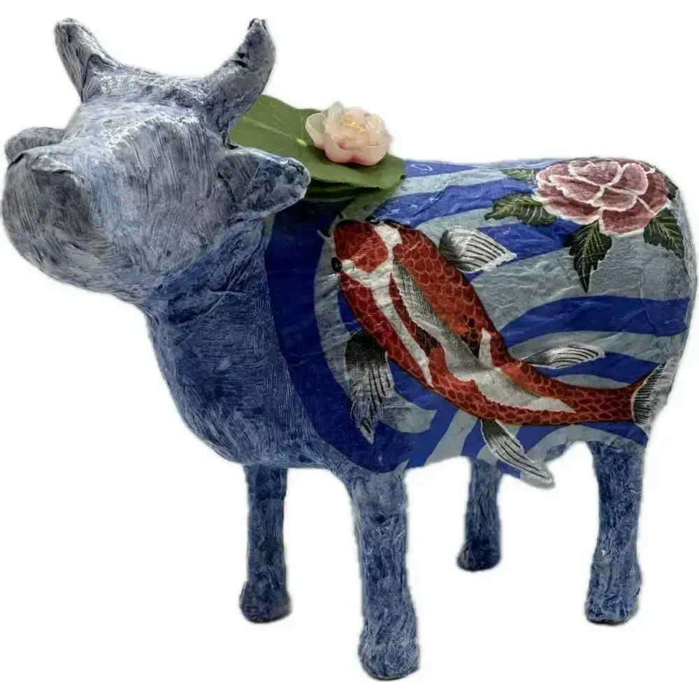 Objets design - Vache décorative la Carpe COWï - VACHES ET COMPAGNIE