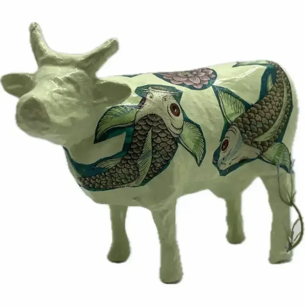 Objets design - Vache décorative la Carpe COWï - VACHES ET COMPAGNIE