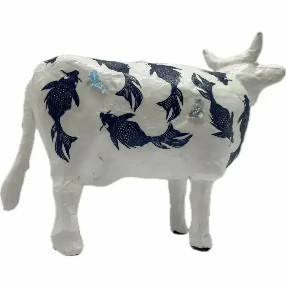 Objets design - Vache décorative la Carpe COWï - VACHES ET COMPAGNIE