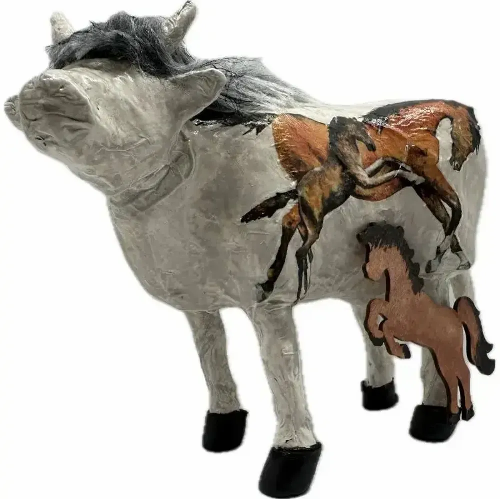 Objets design - Vache décorative la CaraCOWle - VACHES ET COMPAGNIE