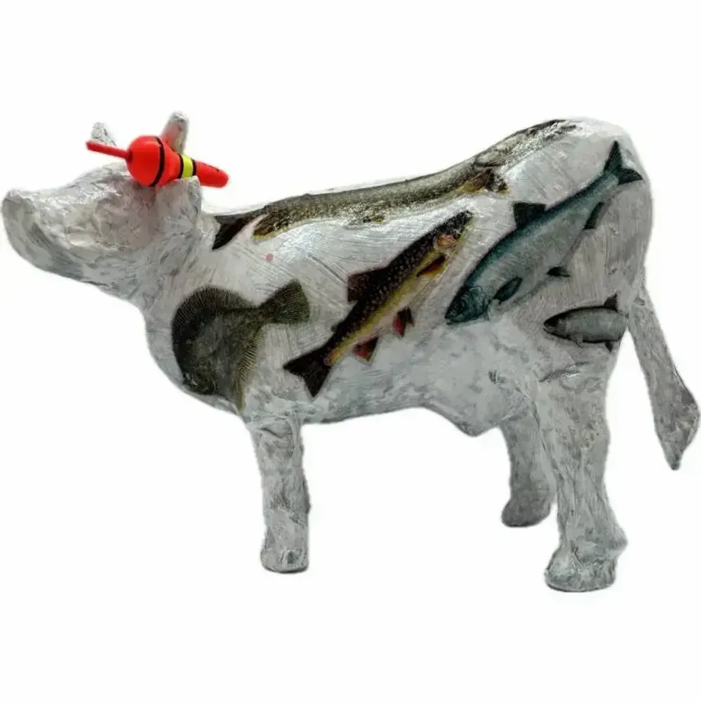 Design objects - Decorative cow the PisciCOWle - VACHES ET COMPAGNIE