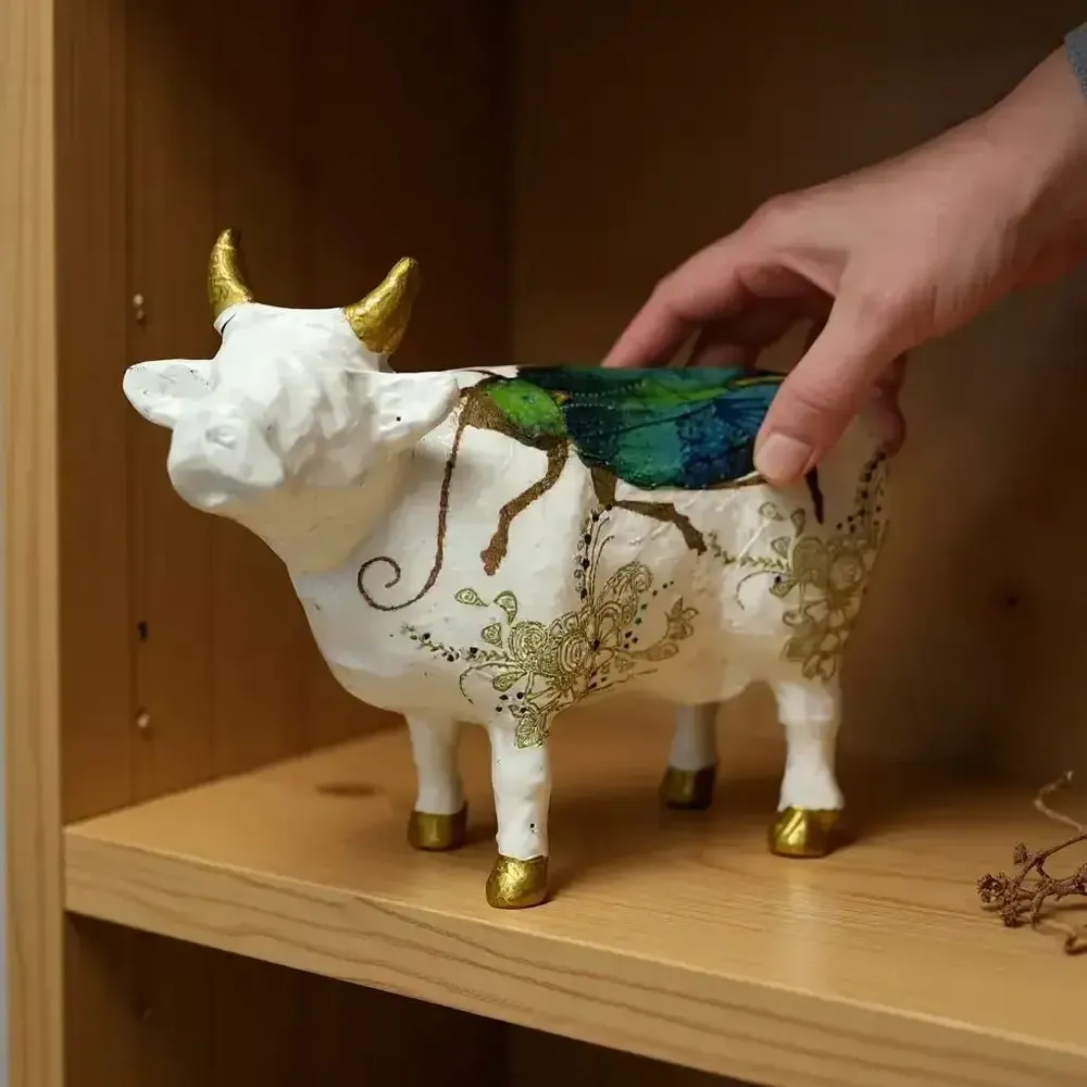 Objets design - Vache décorative la COWléoptère - VACHES ET COMPAGNIE