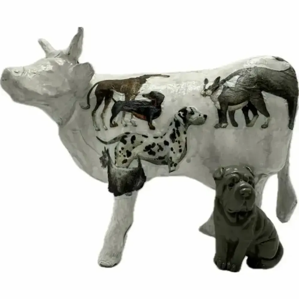 Objets design - Vache décorative la Cane COWrso - VACHES ET COMPAGNIE