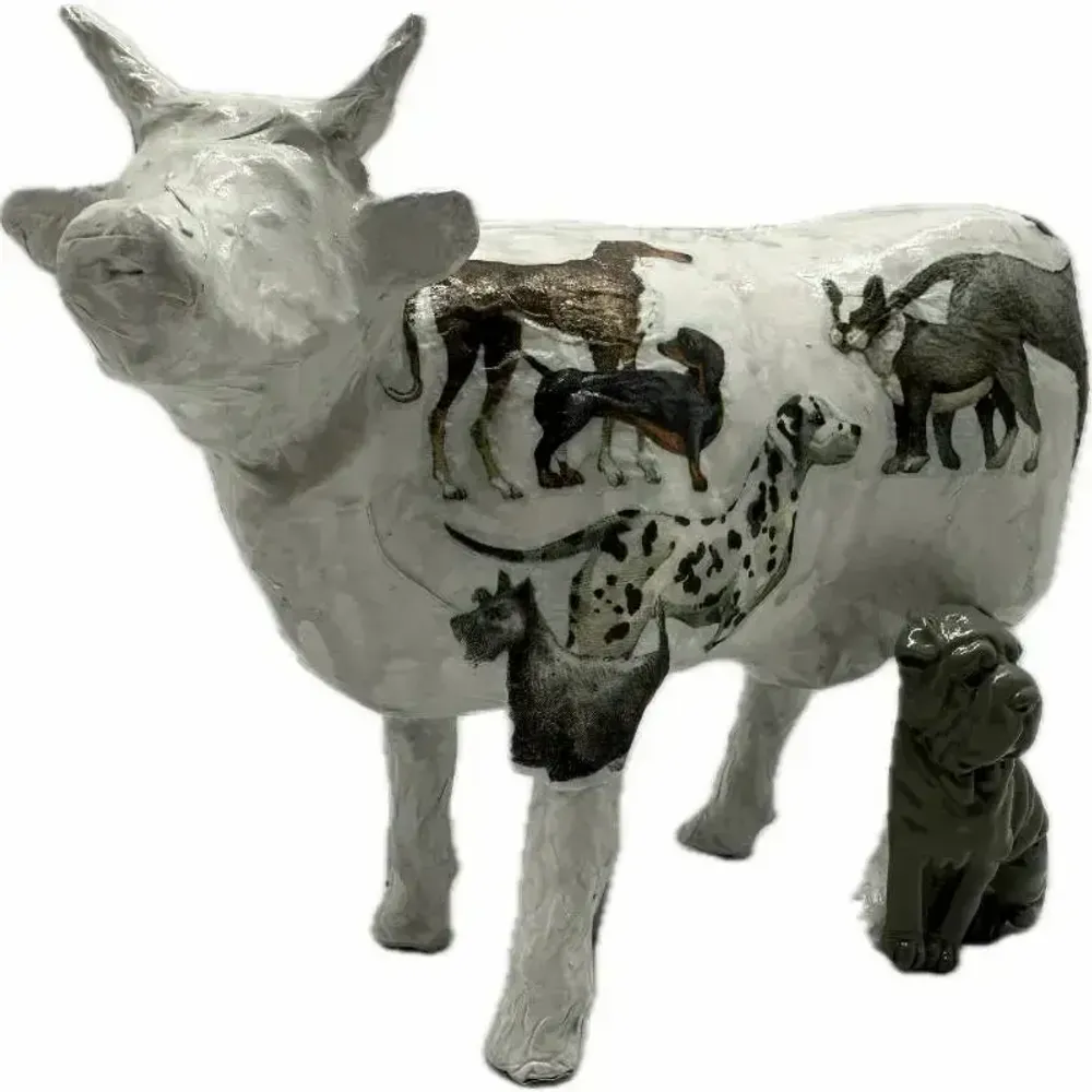 Objets design - Vache décorative la Cane COWrso - VACHES ET COMPAGNIE