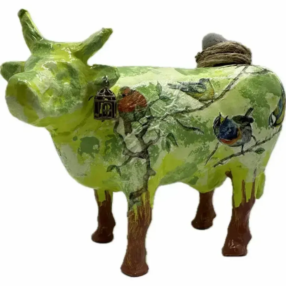 Objets design - Vache décorative l'AviCOWle - VACHES ET COMPAGNIE
