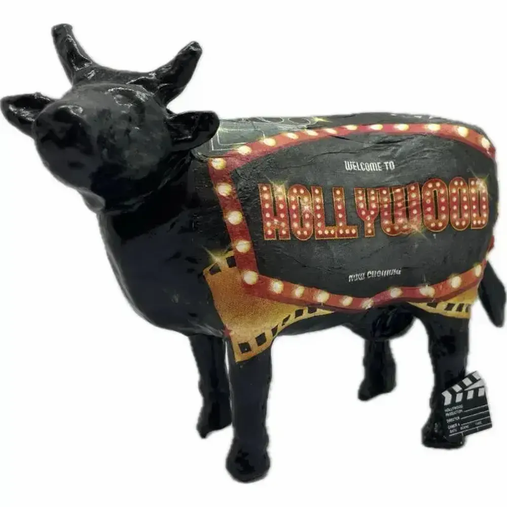 Objets design - Vache décorative la COWllywood - VACHES ET COMPAGNIE