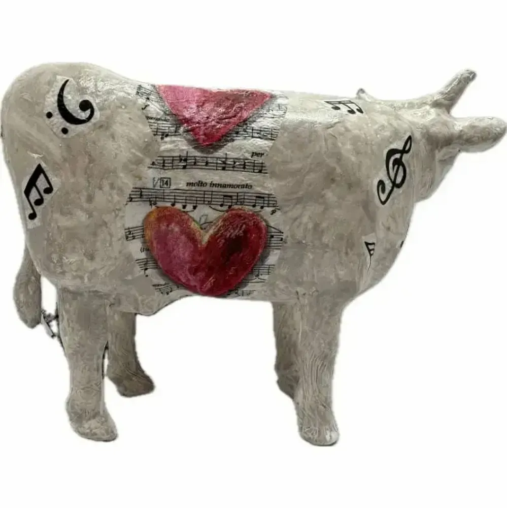 Objets design - Vache décorative l'ACOWrdéon - VACHES ET COMPAGNIE