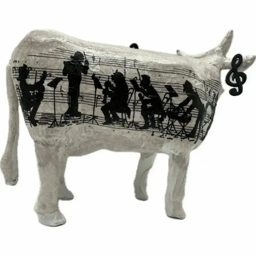 Objets design - Vache décorative l'Orchestre COWlonne - VACHES ET COMPAGNIE