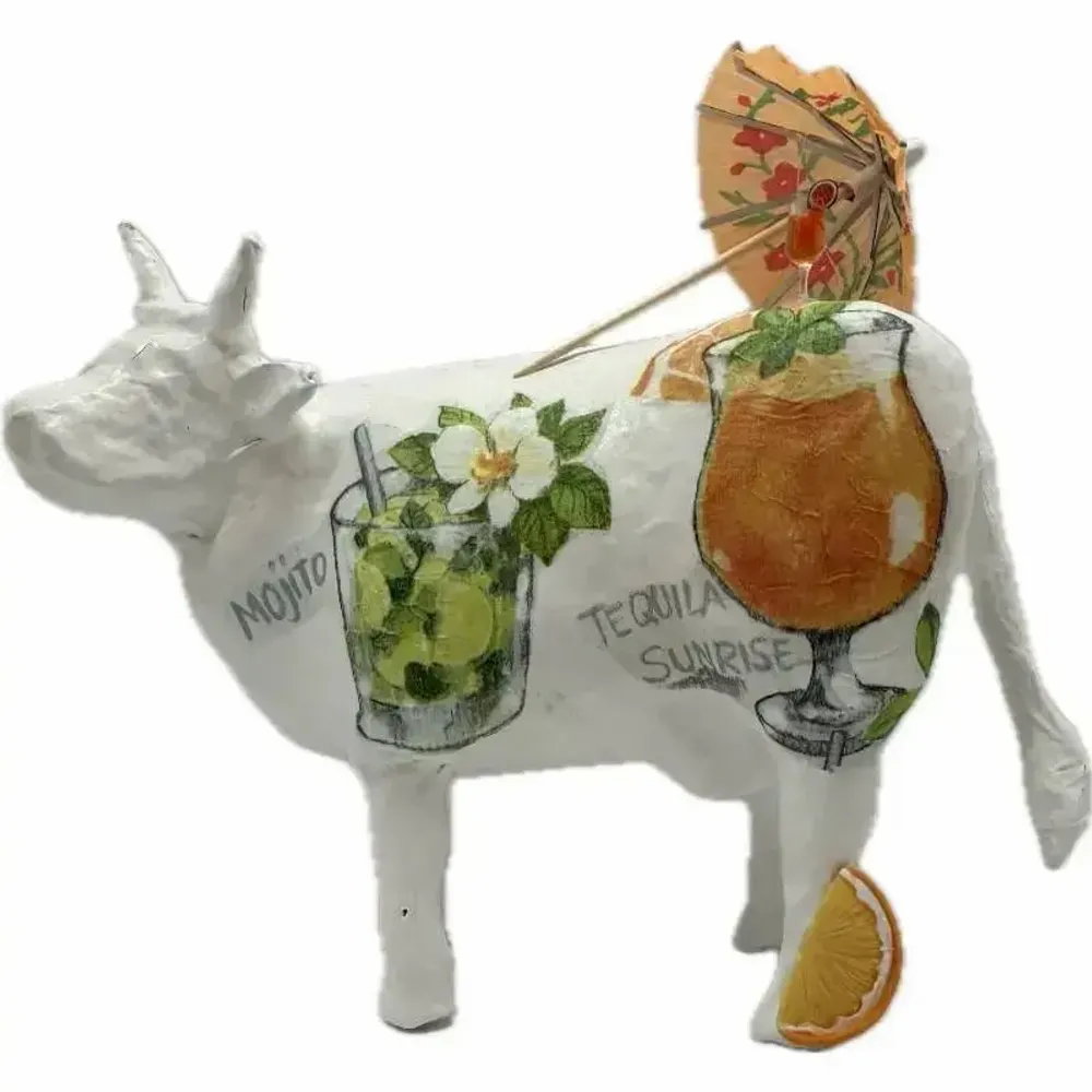Objets design - Vache décorative la COWcktail - VACHES ET COMPAGNIE