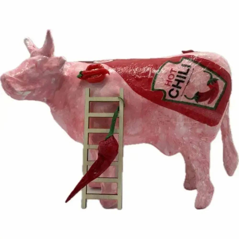 Objets design - Vache décorative la SCOWville - VACHES ET COMPAGNIE