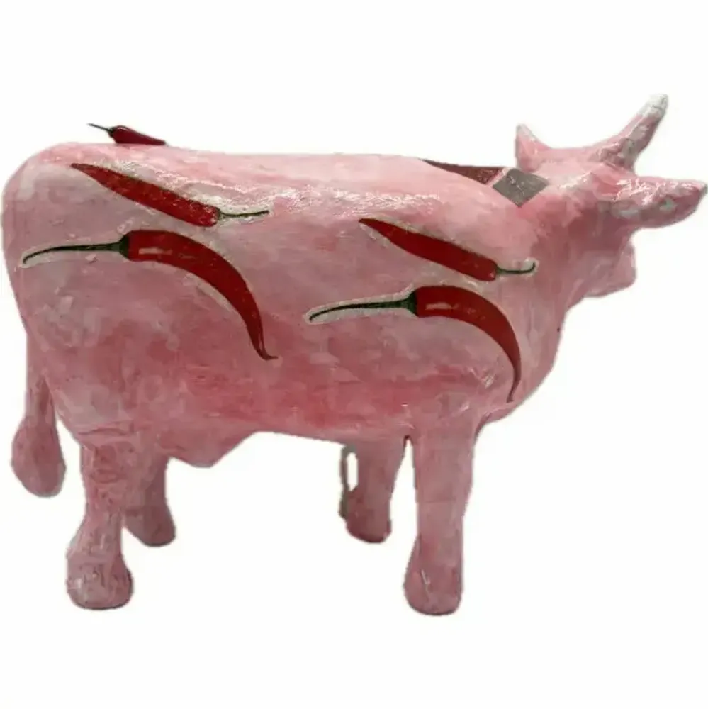 Objets design - Vache décorative la SCOWville - VACHES ET COMPAGNIE
