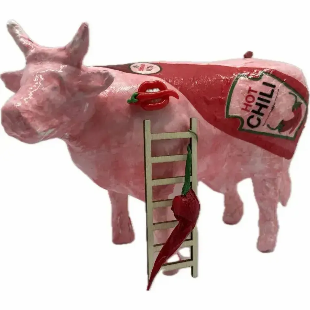 Objets design - Vache décorative la SCOWville - VACHES ET COMPAGNIE