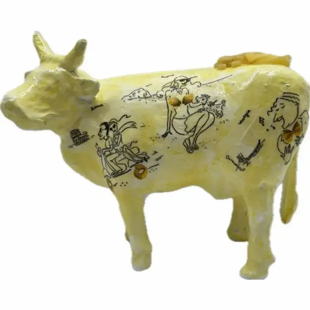 Objets design - Vache décorative la COWquillette - VACHES ET COMPAGNIE