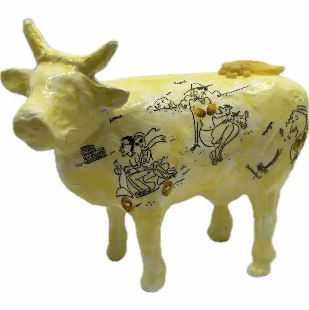Objets design - Vache décorative la COWquillette - VACHES ET COMPAGNIE