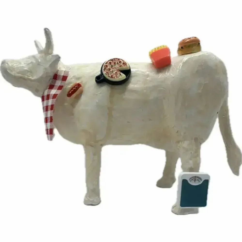 Design objects - Decorative cow the COWpieuse - VACHES ET COMPAGNIE