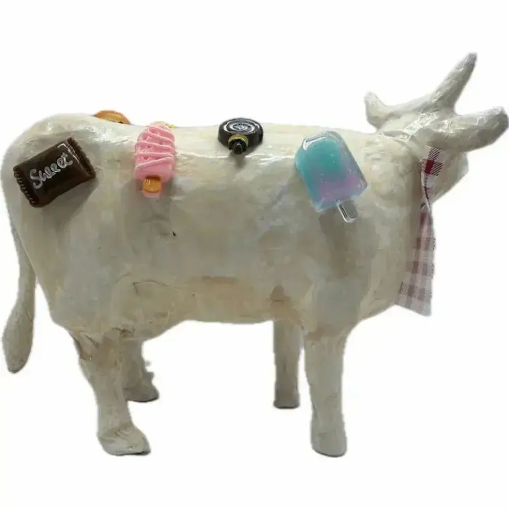 Design objects - Decorative cow the COWpieuse - VACHES ET COMPAGNIE