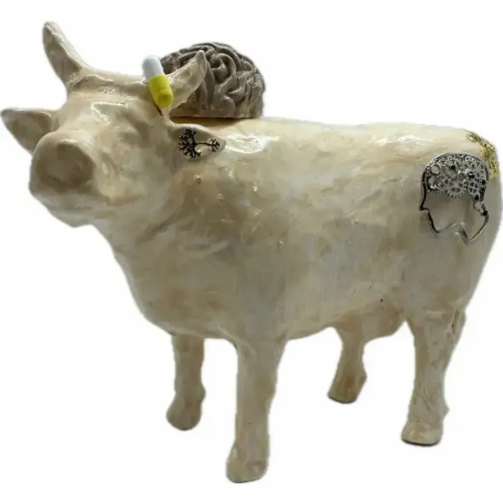 Objets design - Vache décorative la PsyCOW - VACHES ET COMPAGNIE