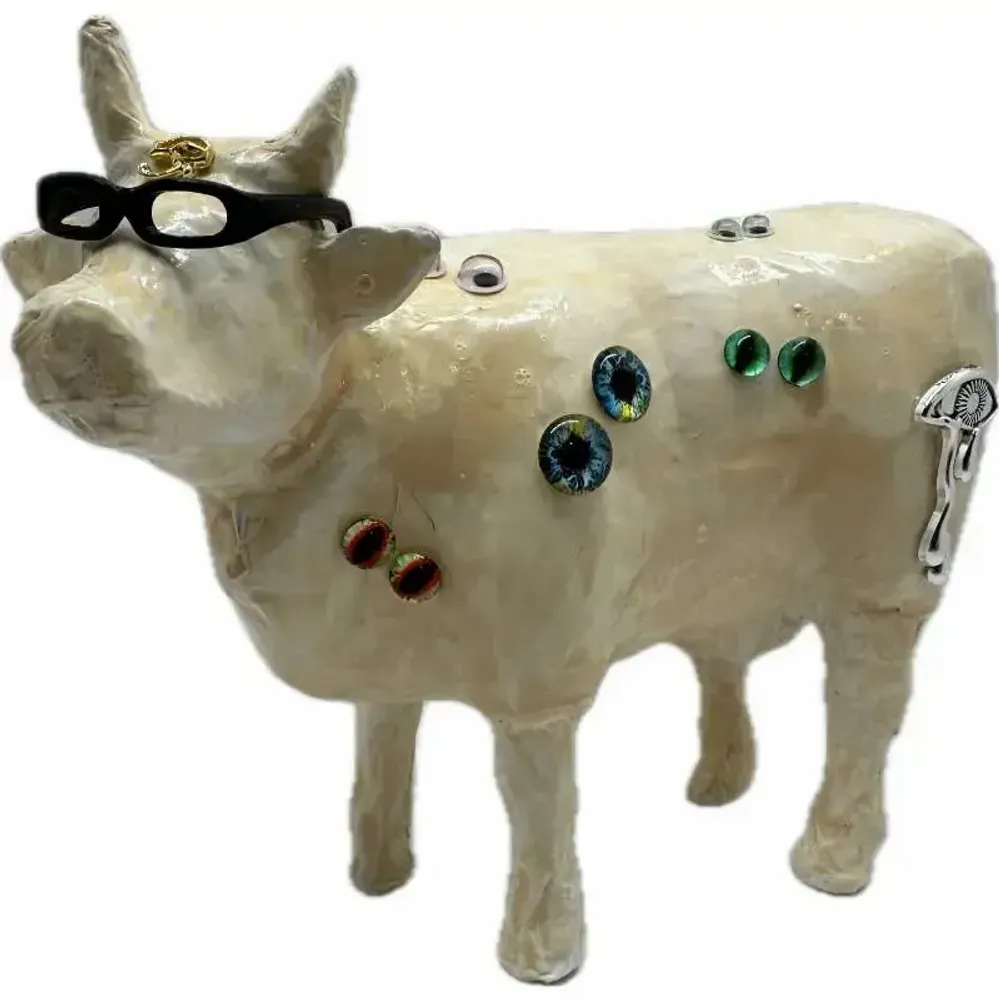 Design objects - Decorative cow the COWrnée - VACHES ET COMPAGNIE