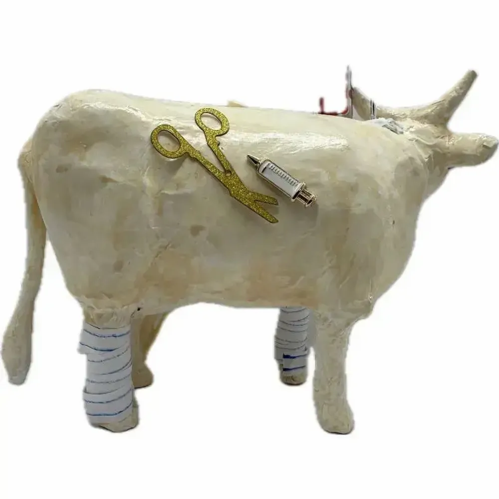 Objets design - Vache décorative la COWl du Fémur - VACHES ET COMPAGNIE