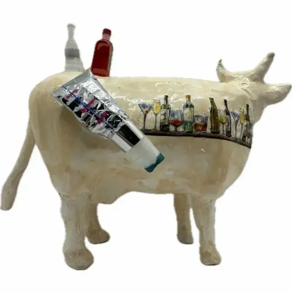 Objets design - Vache décorative l'AlCOWl - VACHES ET COMPAGNIE