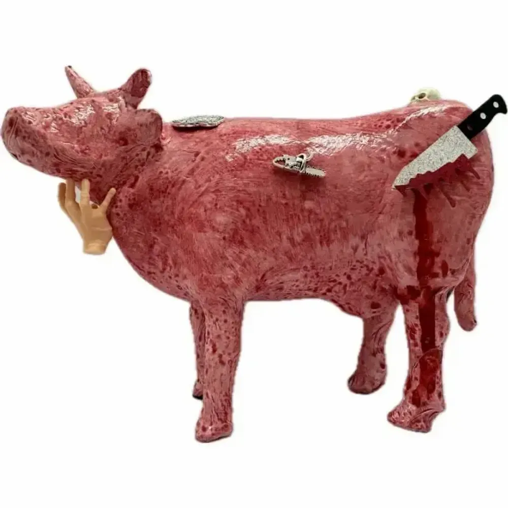 Objets design - Vache décorative la PsyCOWpathe - VACHES ET COMPAGNIE