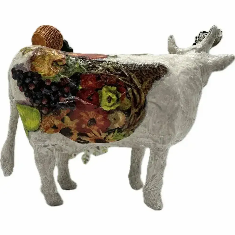 Objets design - Vache décorative la COWrne d'Abondance - VACHES ET COMPAGNIE