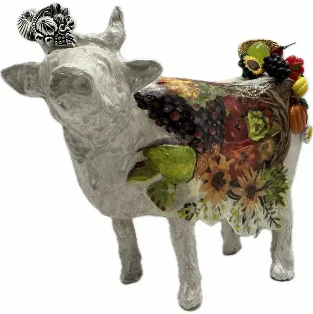 Objets design - Vache décorative la COWrne d'Abondance - VACHES ET COMPAGNIE