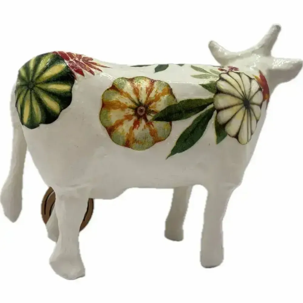 Objets design - Vache décorative la COWloquinte - VACHES ET COMPAGNIE