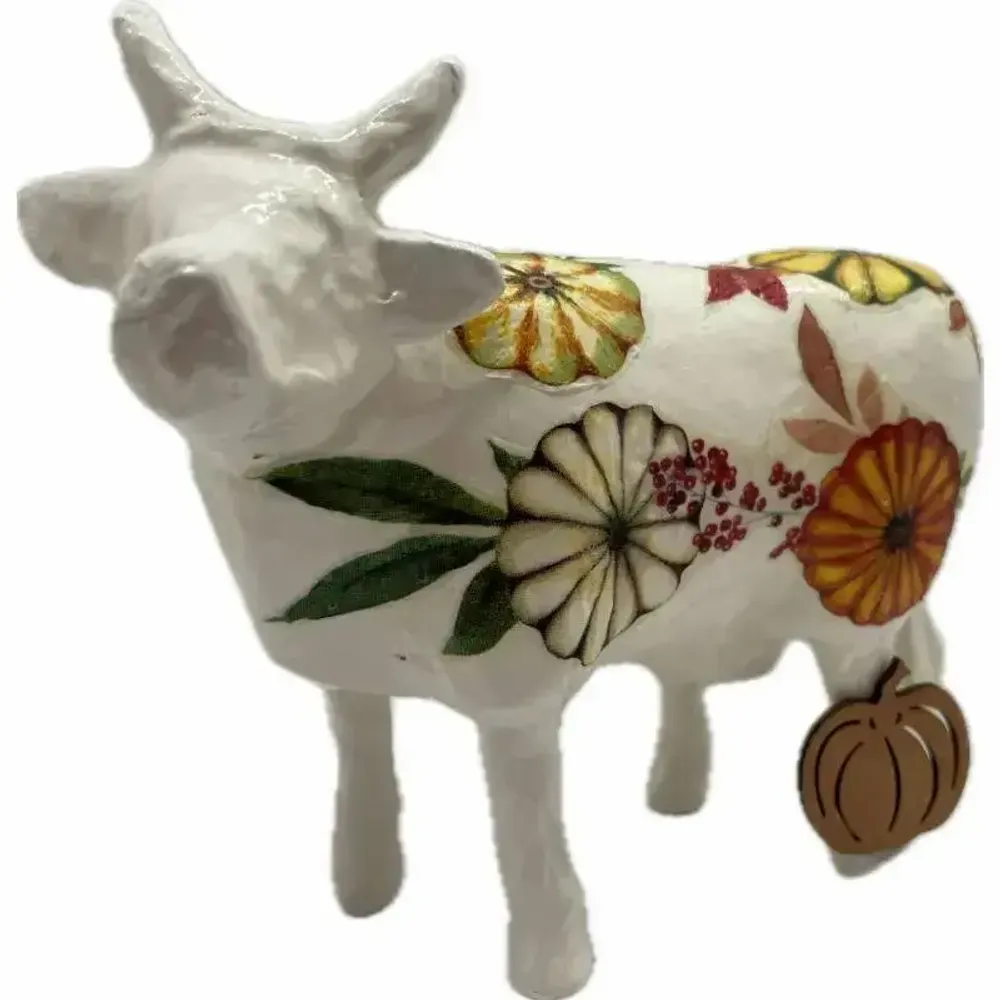 Objets design - Vache décorative la COWloquinte - VACHES ET COMPAGNIE