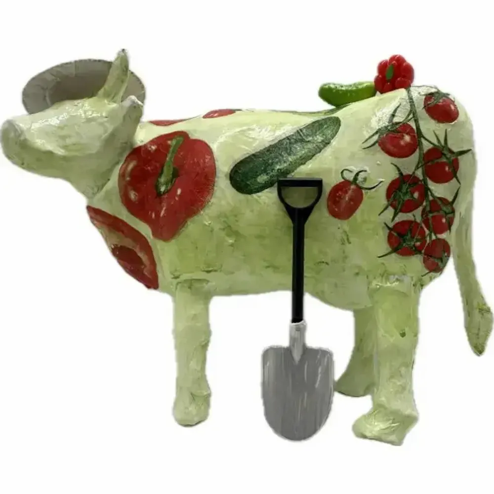 Objets design - Vache décorative la COWrnichon - VACHES ET COMPAGNIE