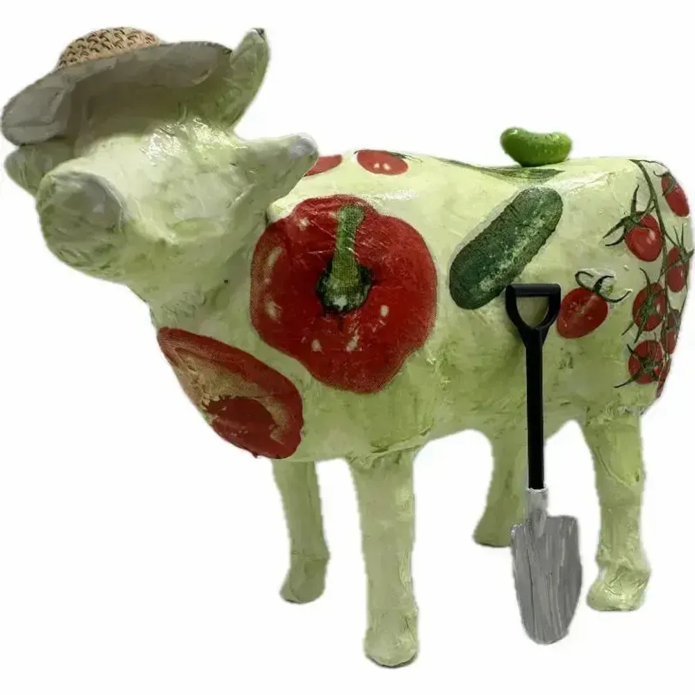 Objets design - Vache décorative la COWrnichon - VACHES ET COMPAGNIE