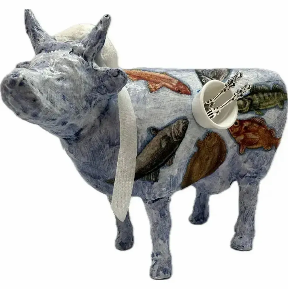 Objets design - Vache décorative la COWtriade - VACHES ET COMPAGNIE