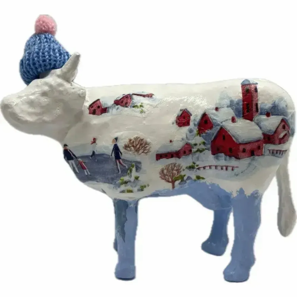 Design objects - Decorative cow la Plagne-BelleCOWte - VACHES ET COMPAGNIE