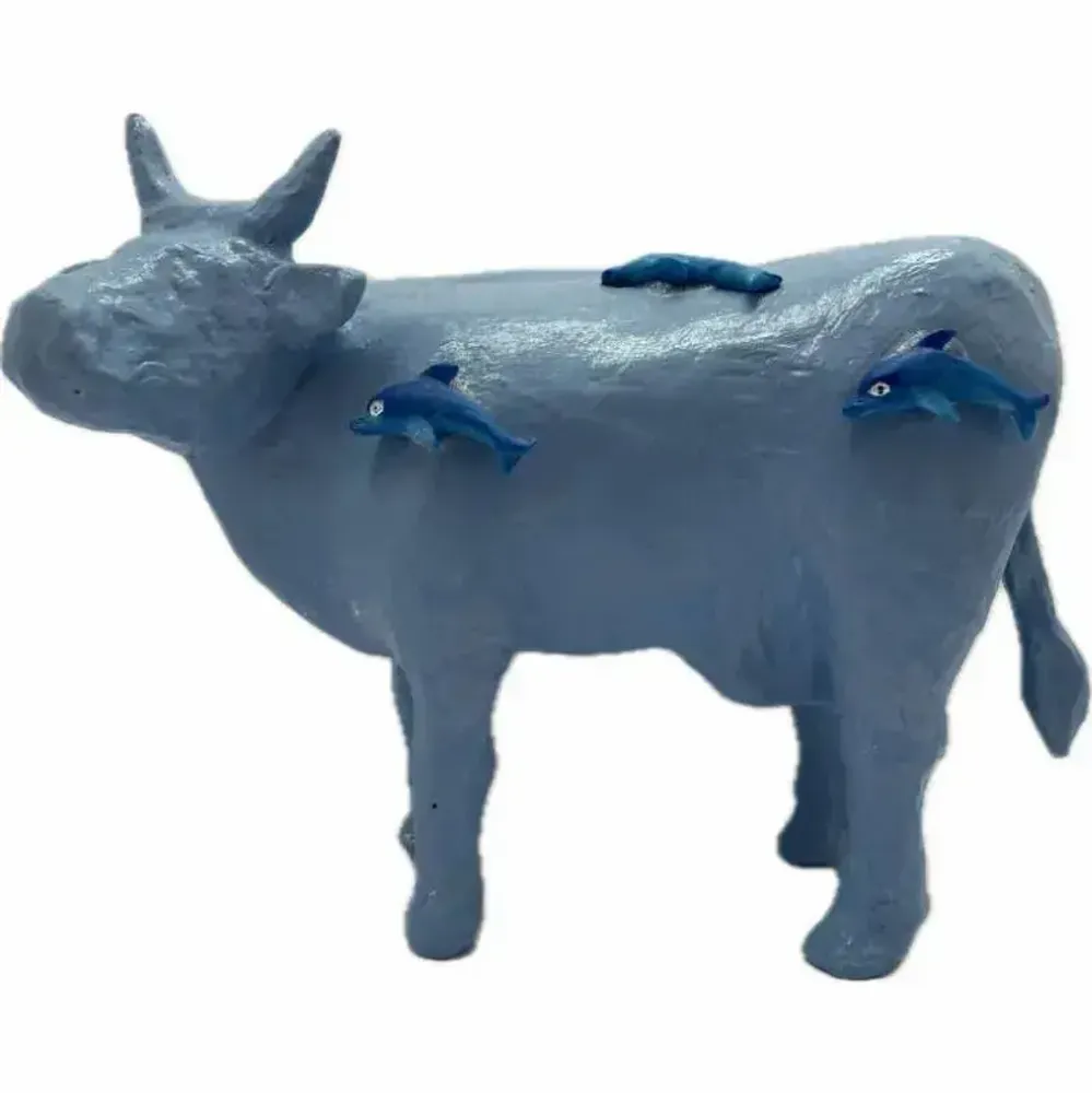 Objets design - Vache décorative la COWte d'Azur - VACHES ET COMPAGNIE