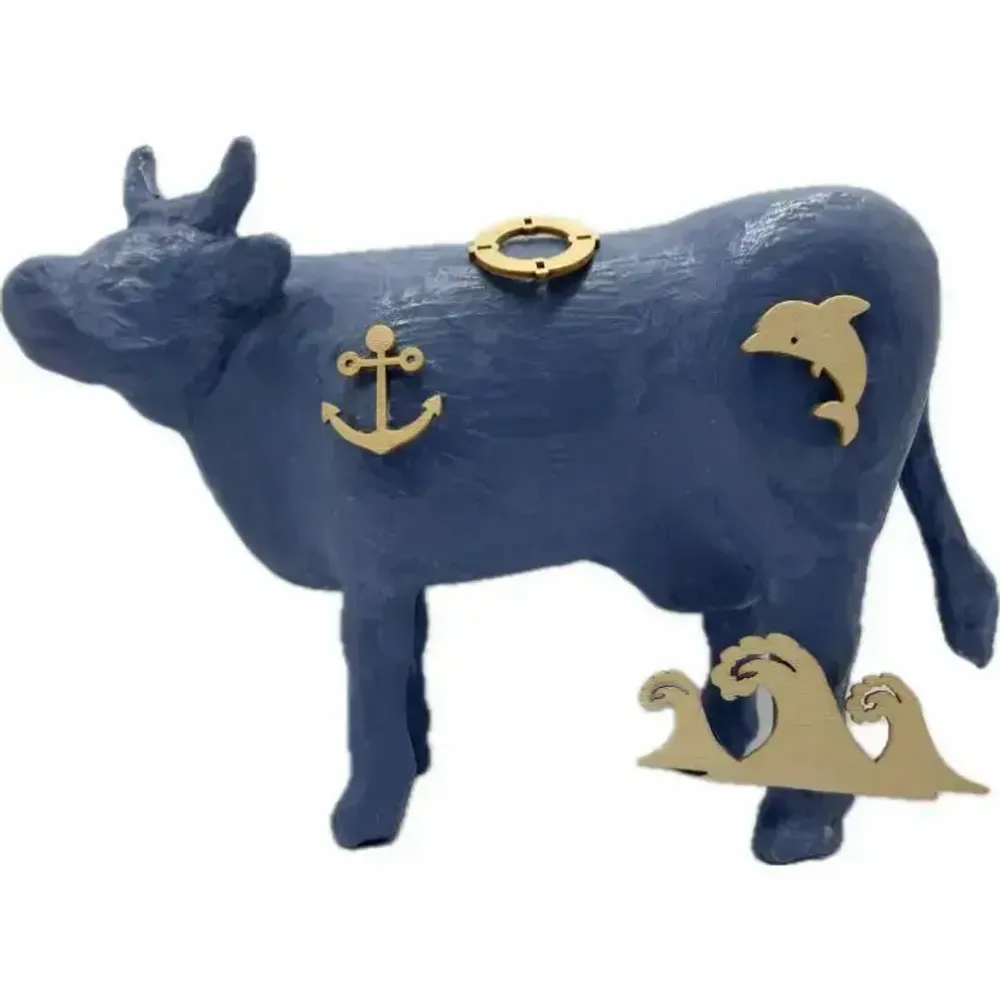 Objets design - Vache décorative la COWte d'Iroise - VACHES ET COMPAGNIE