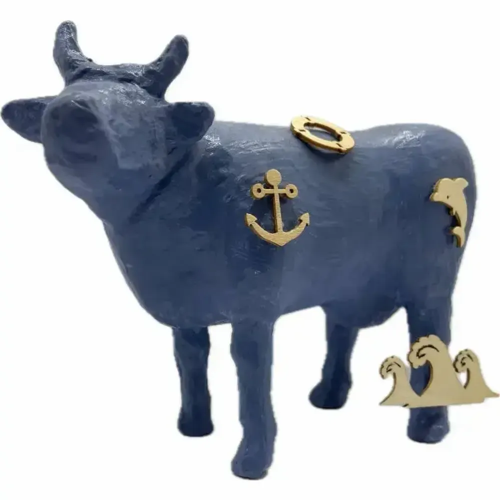 Objets design - Vache décorative la COWte d'Iroise - VACHES ET COMPAGNIE