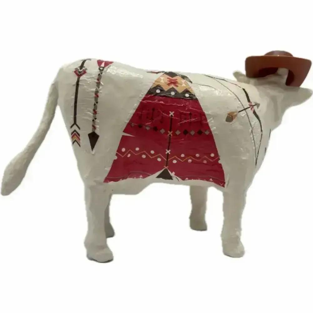 Objets design - Vache décorative la COWboy - VACHES ET COMPAGNIE