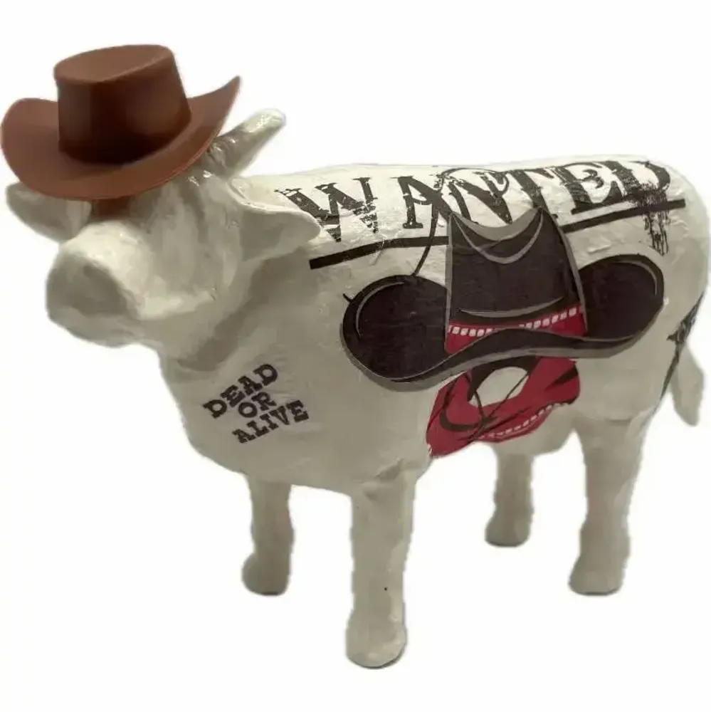 Objets design - Vache décorative la COWboy - VACHES ET COMPAGNIE