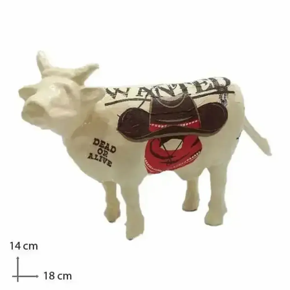 Objets design - Vache décorative la COWboy - VACHES ET COMPAGNIE