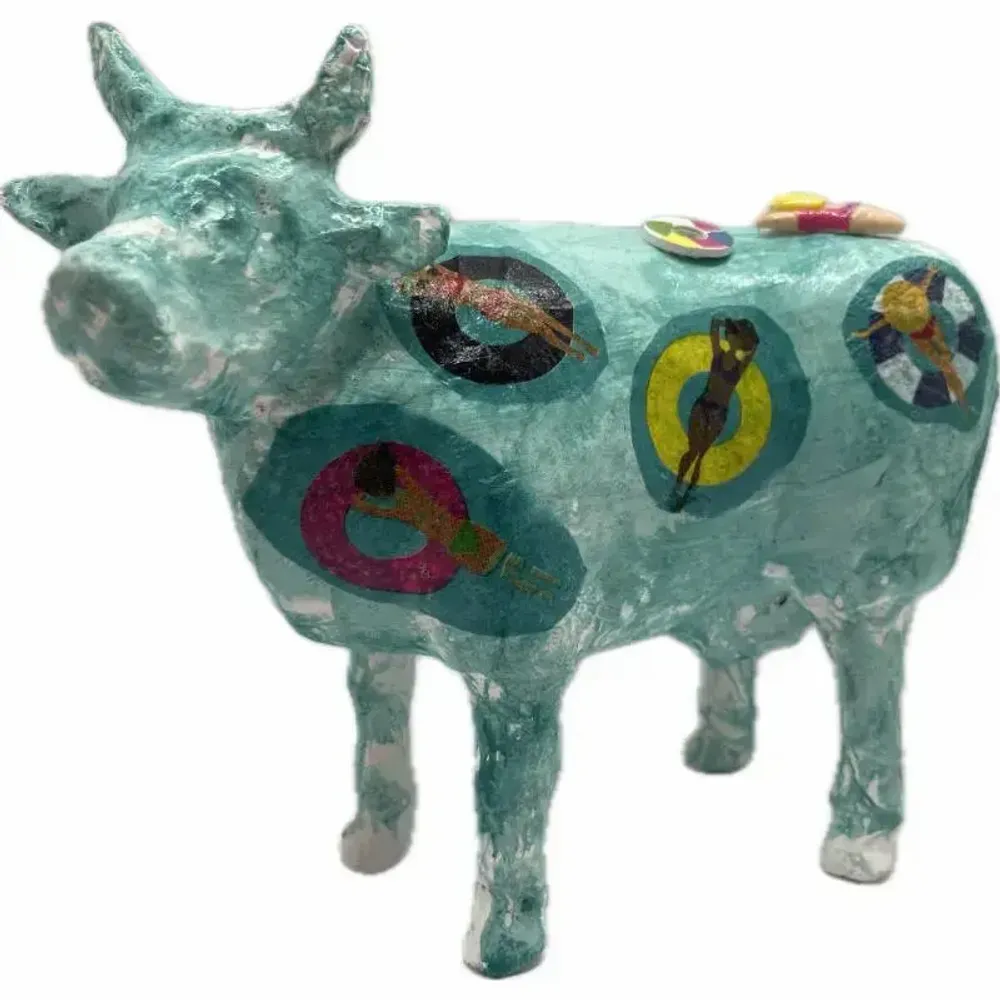 Objets design - Vache décorative la COWco Beach - VACHES ET COMPAGNIE