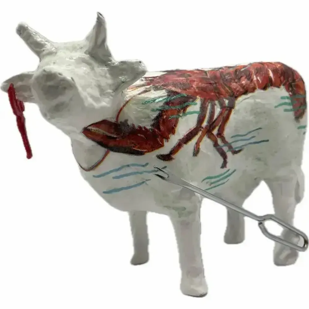 Objets design - Vache décorative la RosCOWff - VACHES ET COMPAGNIE