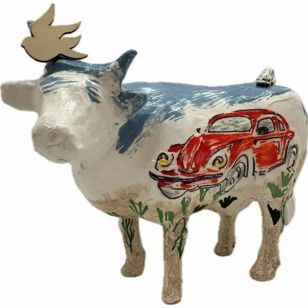 Design objects - Decorative cow the COWccinelle W - VACHES ET COMPAGNIE