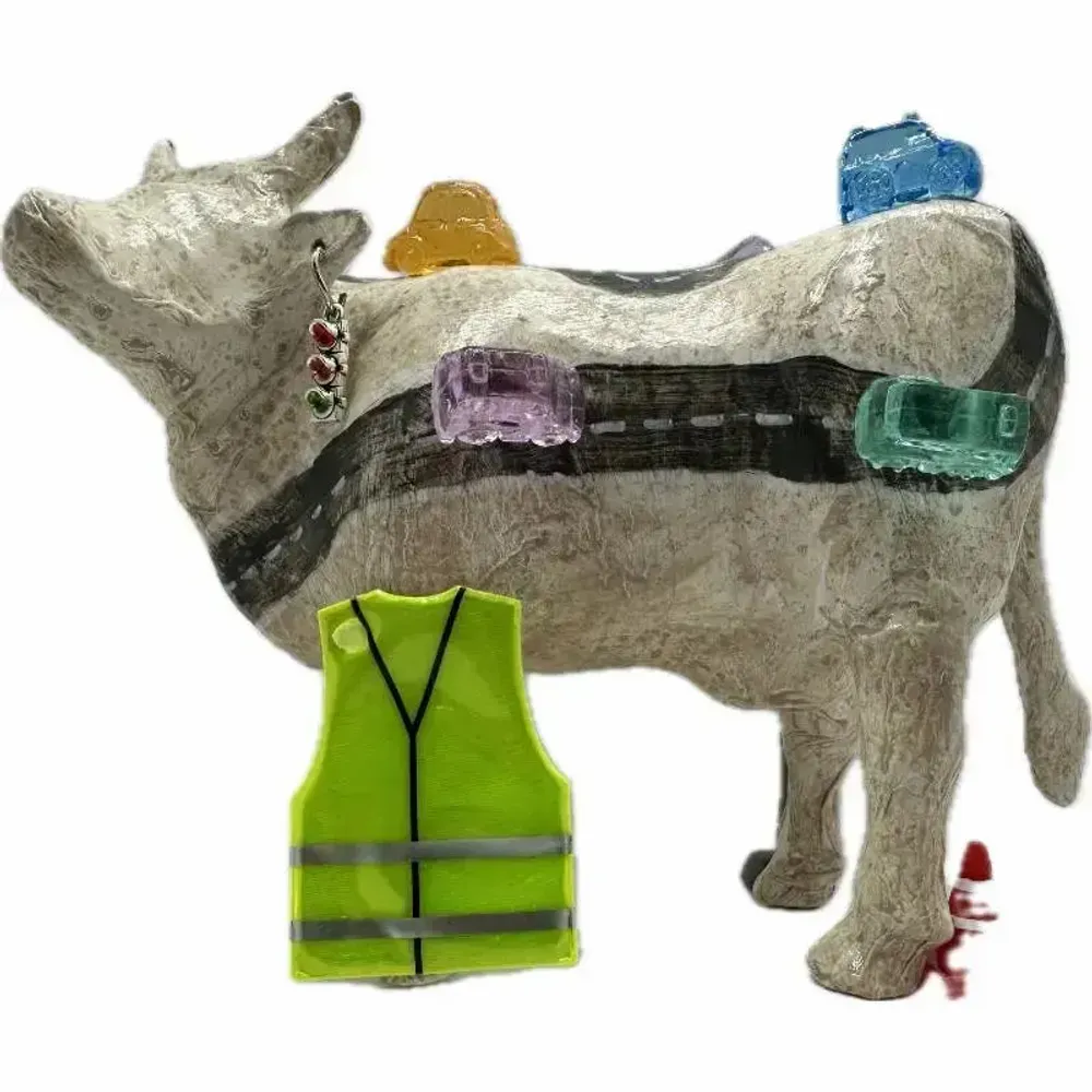 Objets design - Vache décorative la COWde de la Route - VACHES ET COMPAGNIE