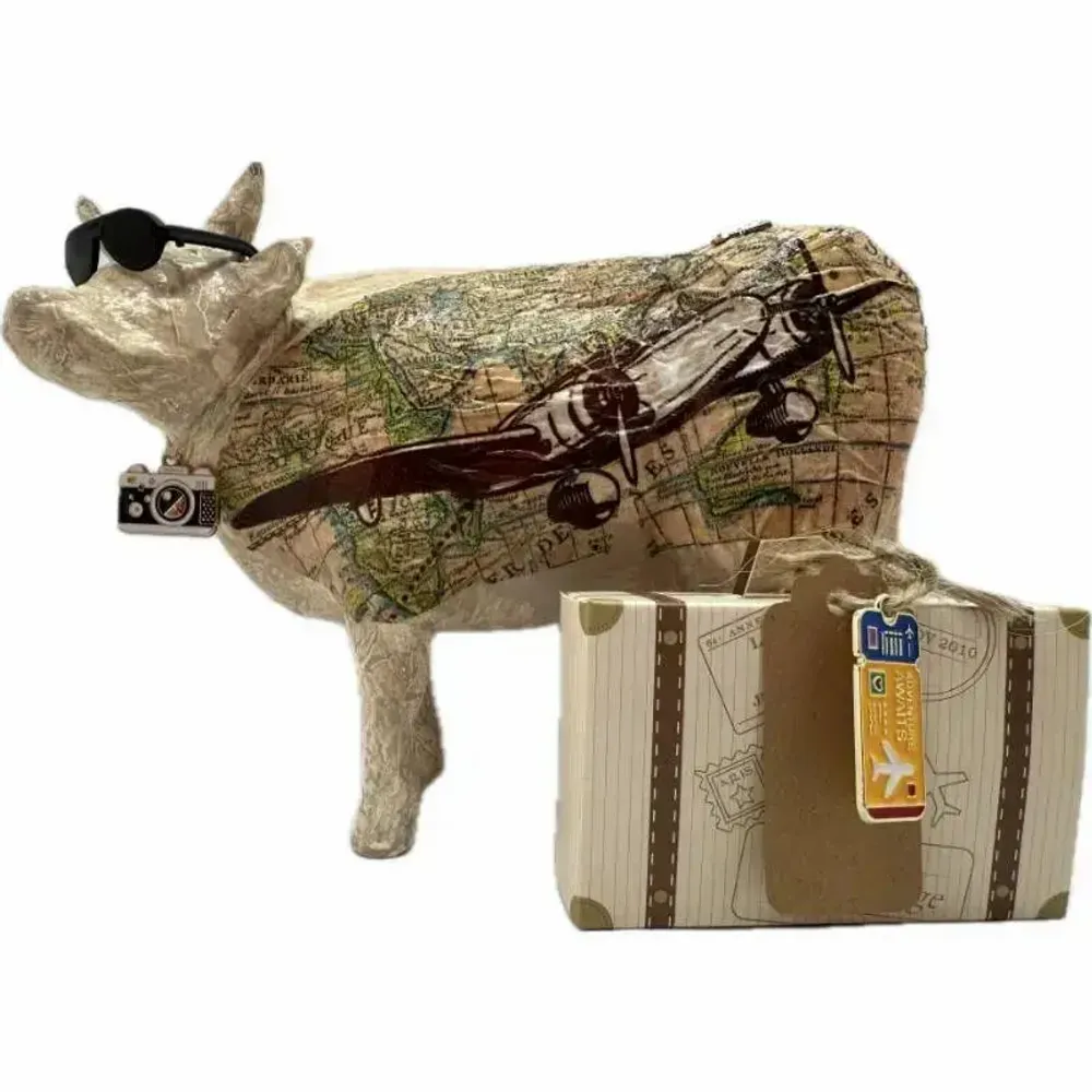 Objets design - Vache décorative la LatéCOWère - VACHES ET COMPAGNIE