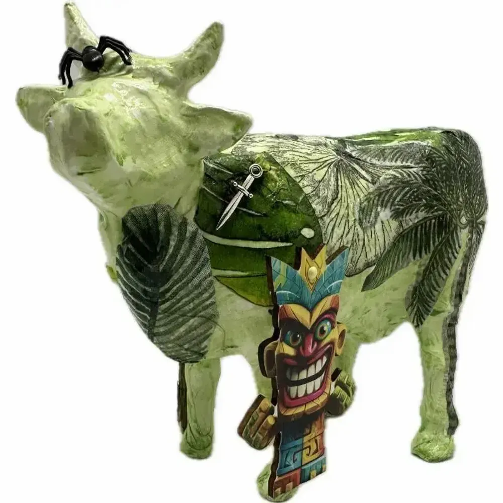 Objets design - Vache décorative la COWh Lanta - VACHES ET COMPAGNIE
